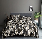 Постельное белье 2-спальное с двумя наволочками 50х70 (полисатин набивной, 80г/м2), расцветка ассорти