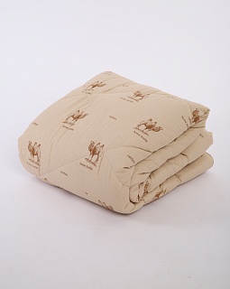 Одеяло Премиум Верблюд 400г/м2 (синтетическое волокно с добавлением шерсти/поплин хлопок 100%)