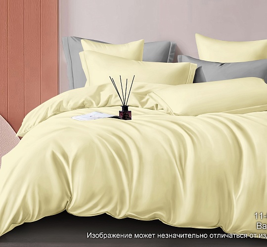 Постельное белье сатин гладкокрашенный 120г/м2, Ваниль