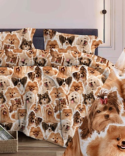 Постельное белье бязь набивная 120г/м2, Лучший друг