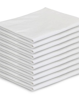 Простыня бязь ГОСТ  отбеленная 140г/м2, 10шт./упаковка