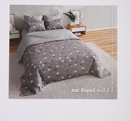 Постельное белье перкаль набивной 115г/м2, Борей