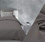 Постельное белье бязь гладкокрашенная 120г/м2, угольно-серый