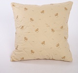 Подушка 70х70 Овечка (внешний слой: синтетическое волокно с добавлением шерсти, наполнитель: искусственный лебяжий пух, чехол: тик смесовый)