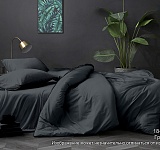Постельное белье поплин гладкокрашенный 110г/м2, Графит