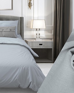 Постельное белье бязь гладкокрашенная 120г/м2, серый