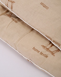 Одеяло Премиум Верблюд 400г/м2 (синтетическое волокно с добавлением шерсти/поплин хлопок 100%)