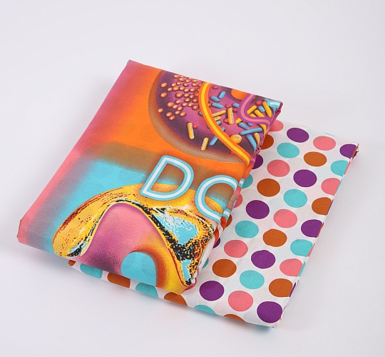 Постельное белье перкаль набивной 115г/м2, Пончики