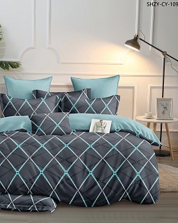 Постельное белье поплин набивной 110г/м2, 6916