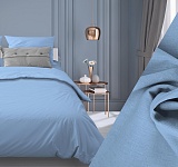 Постельное белье бязь ГОСТ гладкокрашенная 140г/м2, голубой