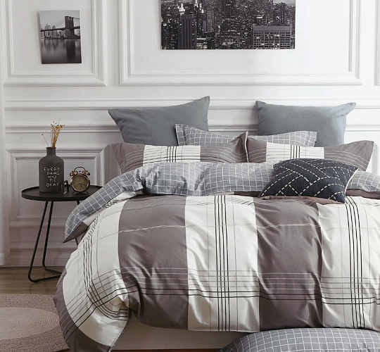 Постельное белье поплин набивной 110г/м2, 6905