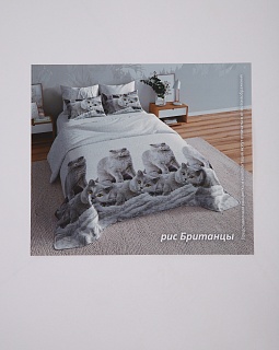 Постельное белье перкаль набивной 115г/м2, Британцы