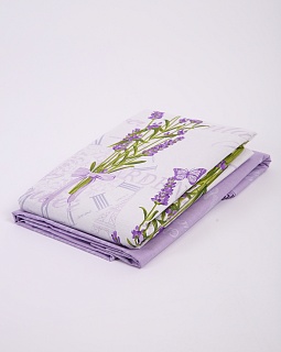 Постельное белье перкаль набивной 115г/м2, Лаванда