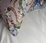 Подушка 60х60 с кантом (пух-перо/тик смесовый цветной)