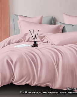 Постельное белье сатин гладкокрашенный 120г/м2, Малиновый щербет