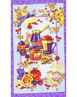 Набор полотенец вафельных Кофе, 35х60 см, 4 штуки в упаковке