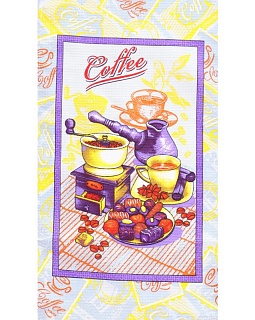 Набор полотенец вафельных Кофе, 35х60 см, 4 штуки в упаковке