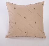 Подушка 70х70 Верблюд (верхний слой: синтетическое волокно с добавлением шерсти, наполнитель: силиконизированное шаровое волокно, чехол: тик смесовый)