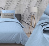 Постельное белье бязь ГОСТ гладкокрашенная 140г/м2, светло-голубой