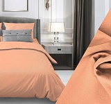 Постельное белье бязь ГОСТ гладкокрашенная 140г/м2, персик