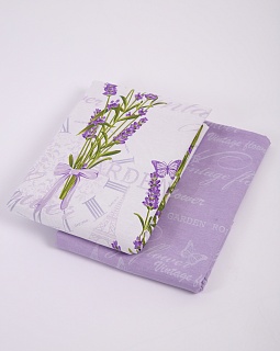 Постельное белье перкаль набивной 115г/м2, Лаванда