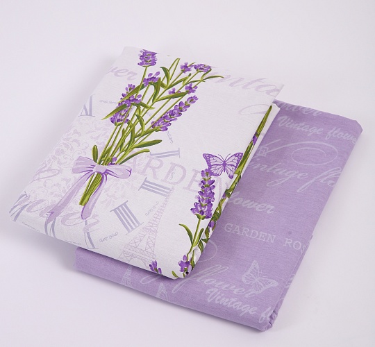 Постельное белье перкаль набивной 115г/м2, Лаванда