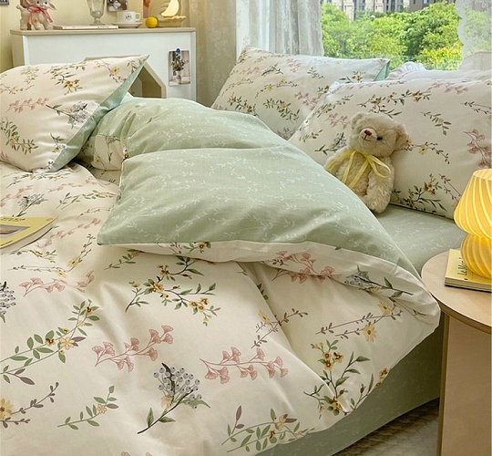 Постельное белье поплин набивной 110г/м2, 6915