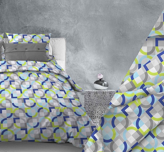 Постельное белье бязь набивная 120г/м2, расцветка ассорти