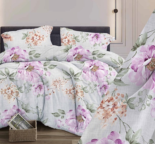 Постельное белье бязь набивная 120г/м2, Акварель