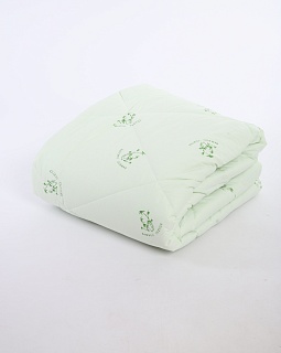 Одеяло Бамбук 300г/м2 (синтетическое волокно с добавлением бамбуковых волокон/тик смесовый)