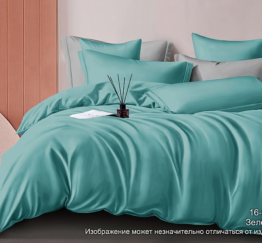 Постельное белье сатин гладкокрашенный 120г/м2, Зеленый